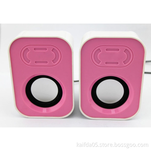 ABS case, 8403/45 magnetic computer speaker, USB connector, with bass diaphragm, wire control tuningNew